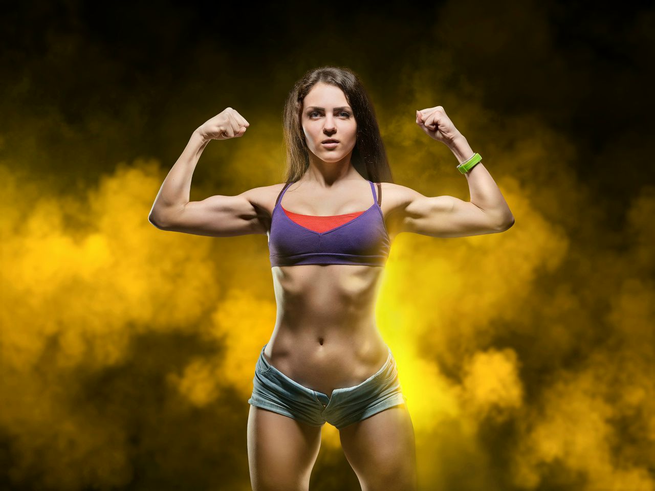 Athletic girls in Santiago de los Caballeros